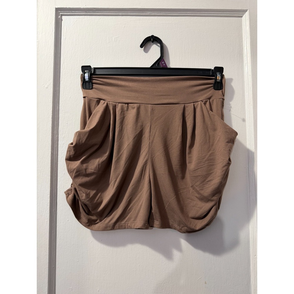 New Mix‎ Brown Harem Shorts NWOT in S/M